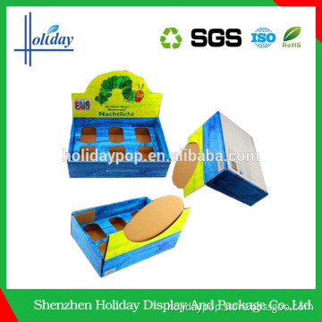 Graphics customization Colorful design cardboard counter top display